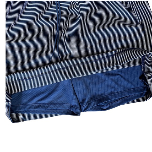 CHICO’S | NWOT ZENERGY SKORT NAVY BLUE & WHITE STRIPED UPF 50 | SIZE: 8/10 - Picture 5 of 13